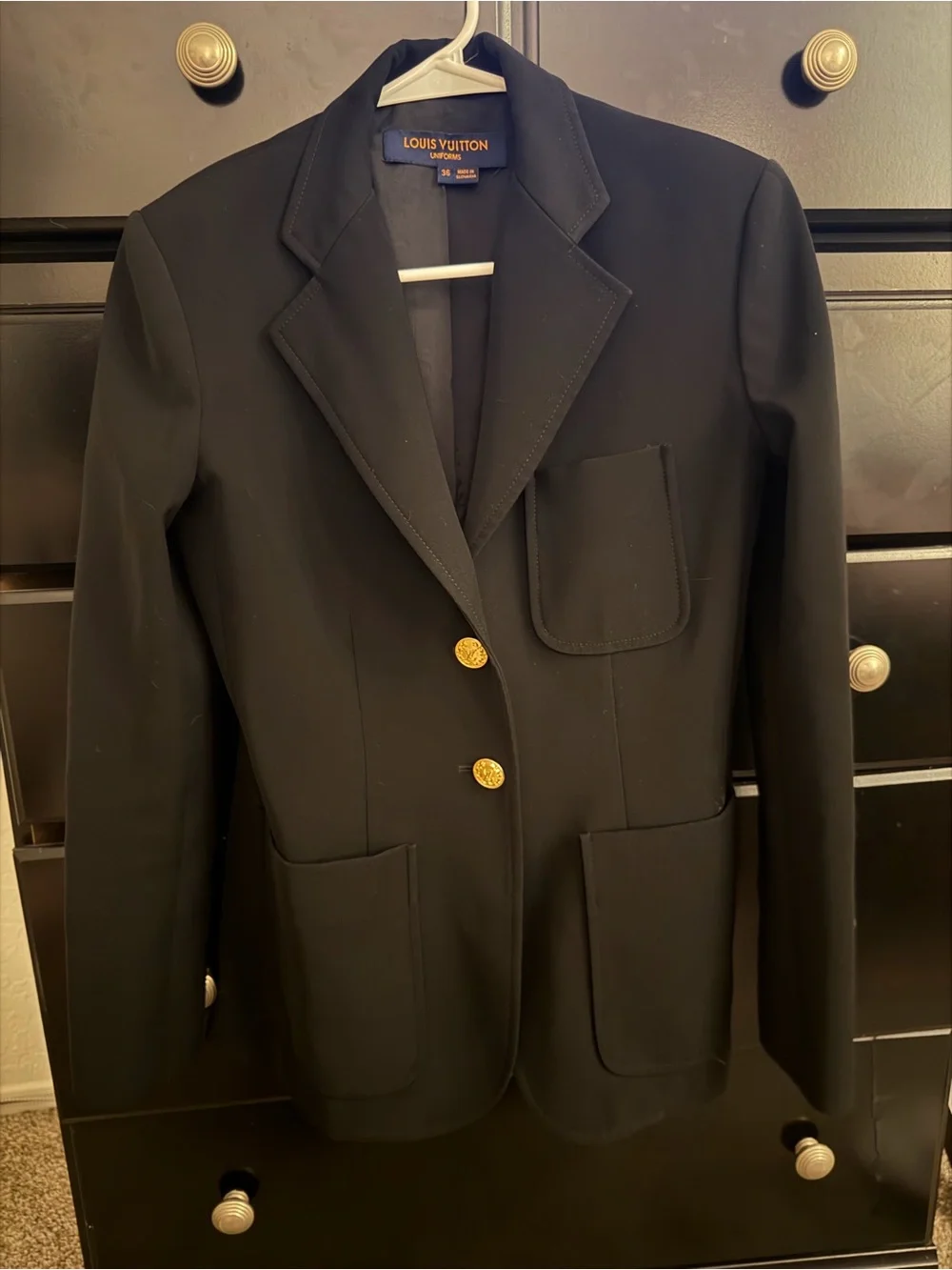 Louis Vuitton Uniforms Blazer -Black- Size 36/Small